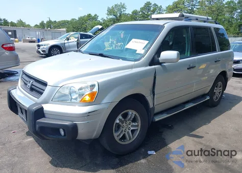2005 Honda Pilot Ex z USA, uszkodzony, nr VIN 2HKYF18465H503248